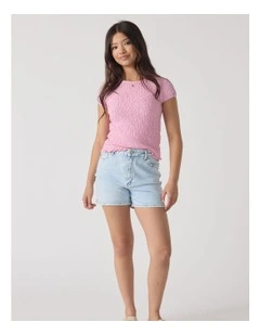 Girls Alessia Textured Top