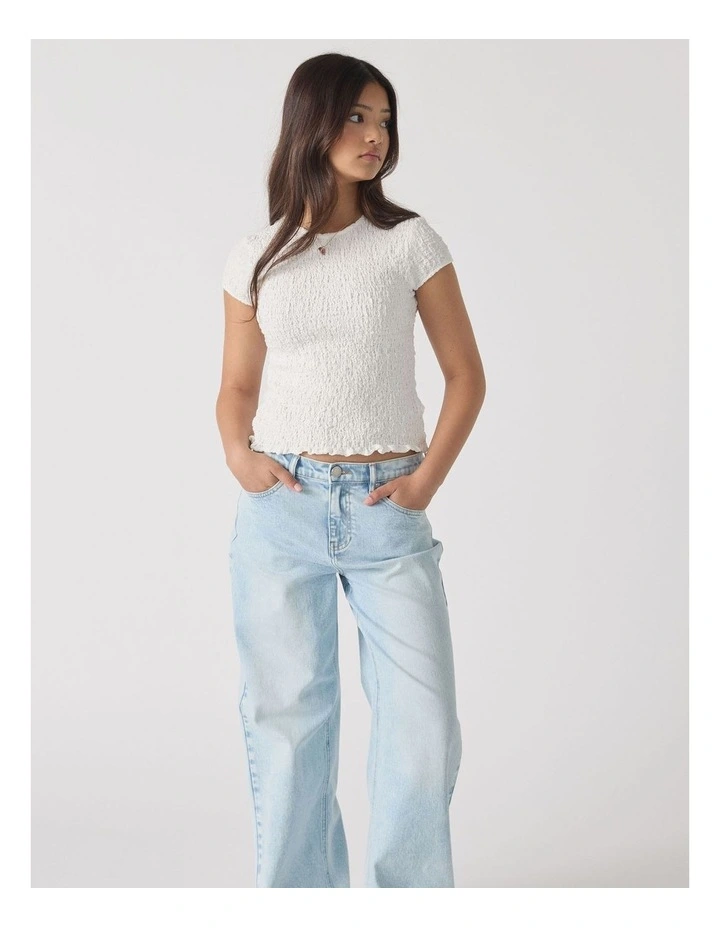 Girls Alessia Textured Top image 1