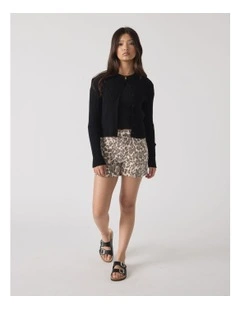 Anna Denim Short in Multi