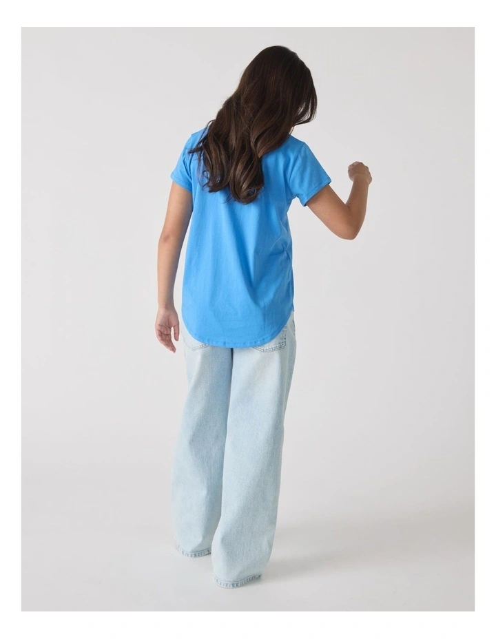 Heritage Tee in Blue image 2