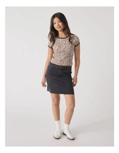 Ringer Tee in Multi