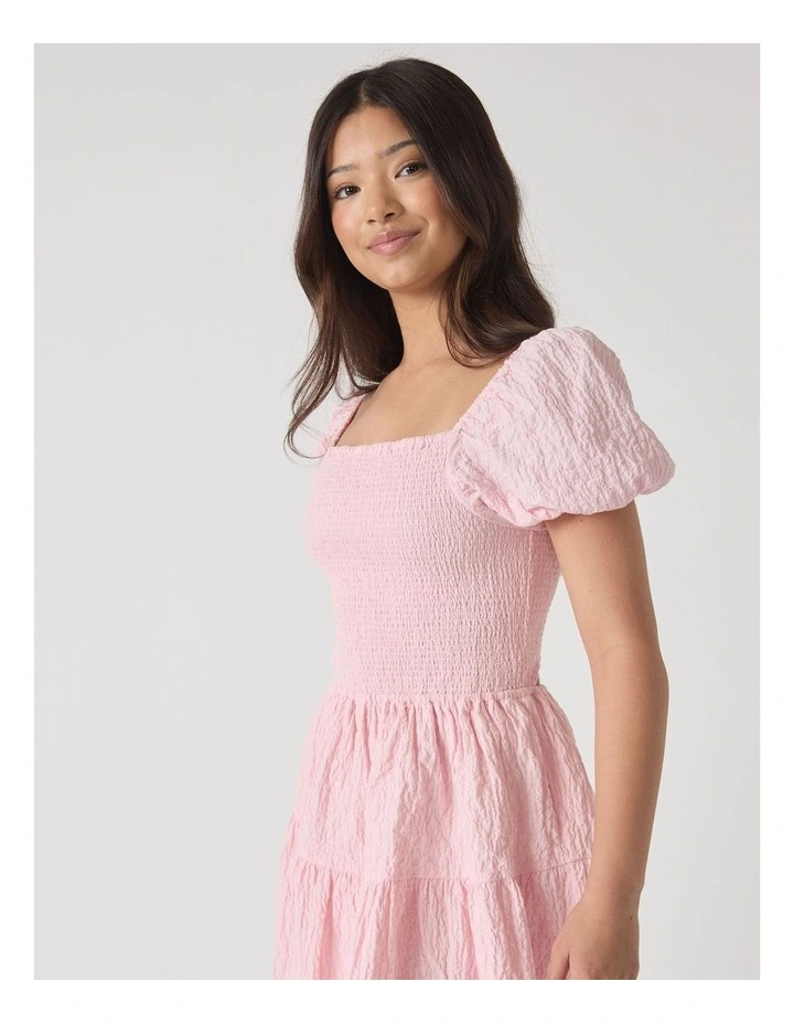 Maude Mini Dress in Pink image 3