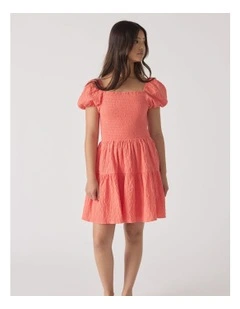 Maude Mini Dress in Orange