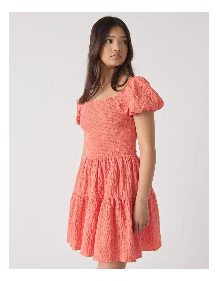 Maude Mini Dress in Orange image 3