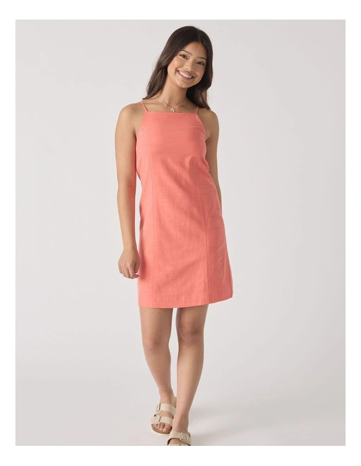Penelope Shift Dress in Orange image 1
