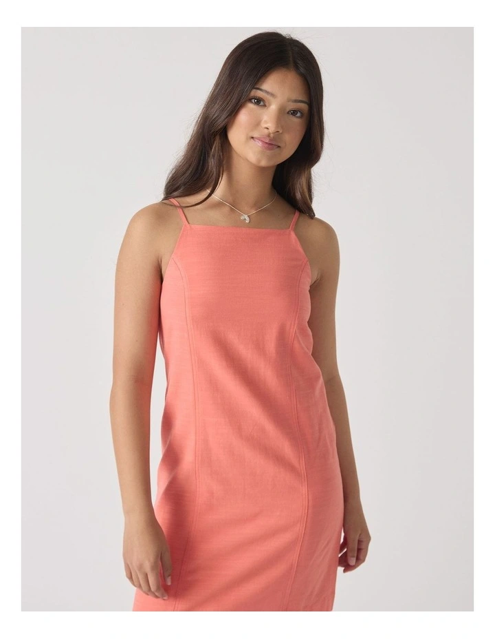 Penelope Shift Dress in Orange image 3