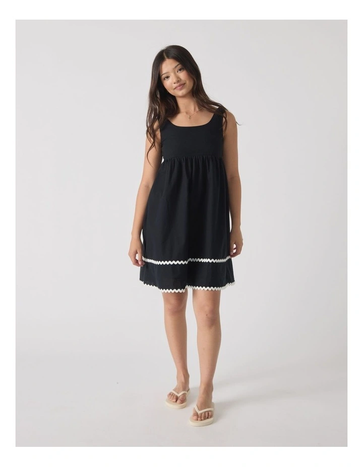 Layla Mini Dress in Black image 1