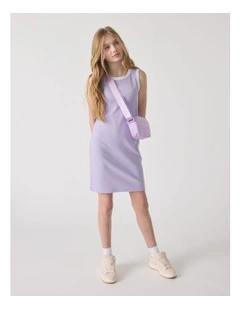 Harper Monogram Dress in Purple