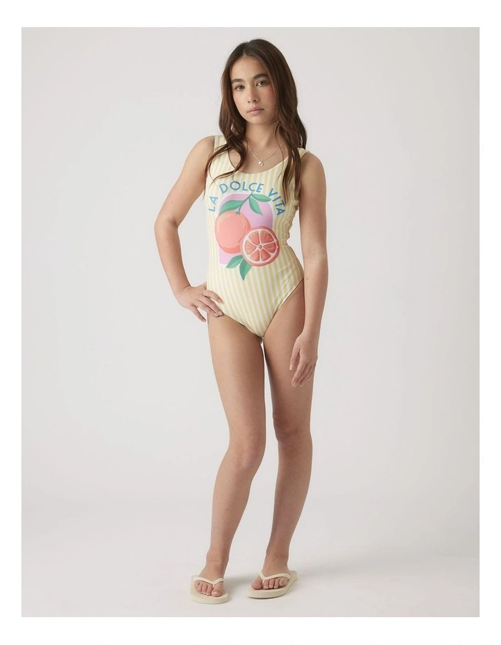 Girls Scoop Neck Swimsuit image 1
