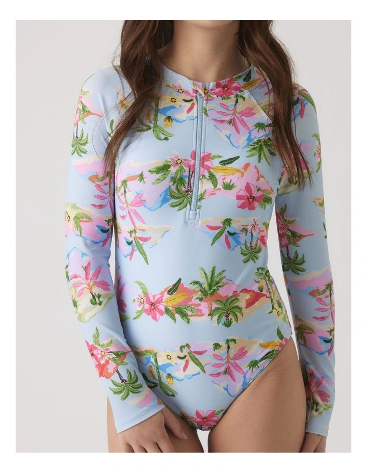 Girls Long Sleeve Swimsuit image 3