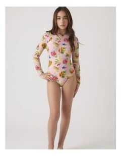 Girls Long Sleeve Swimsuit