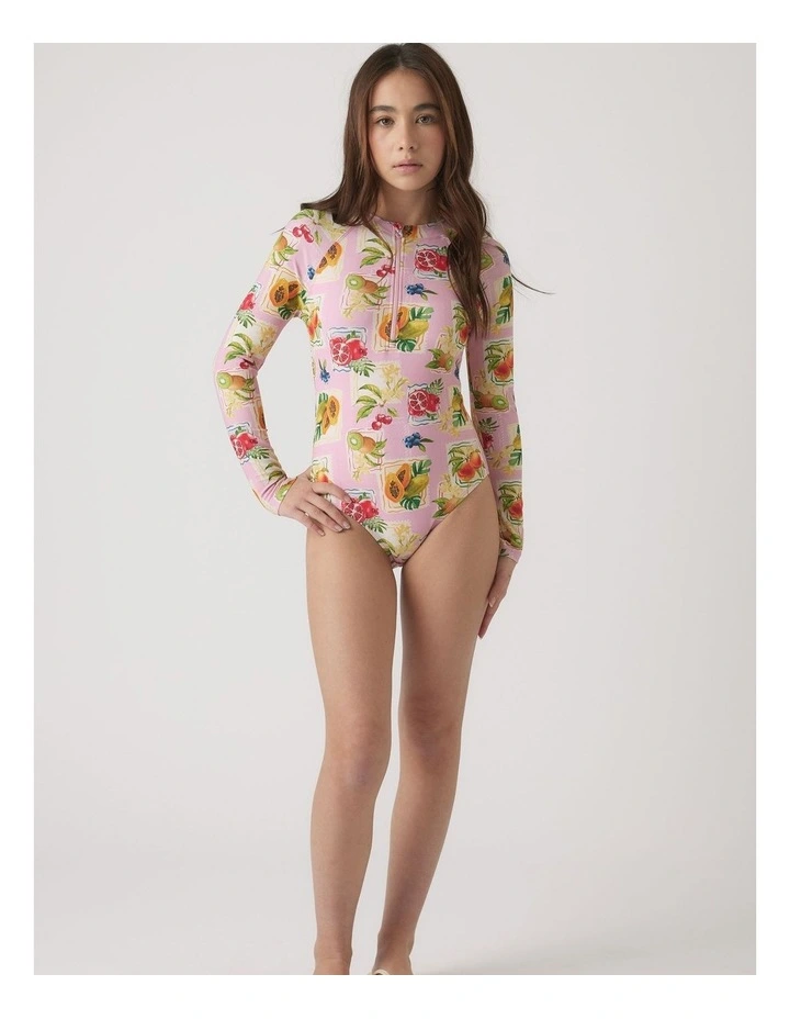 Girls Long Sleeve Swimsuit image 1