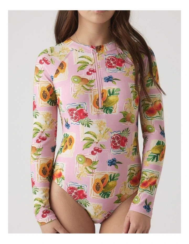 Girls Long Sleeve Swimsuit image 3