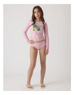 Girls Long Sleeve Swim Set