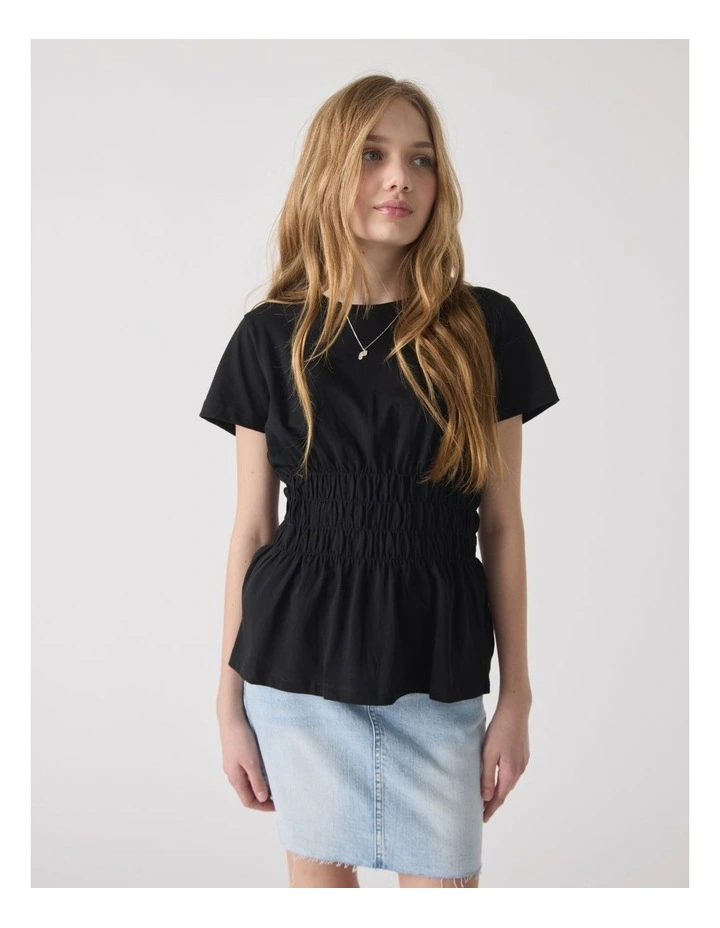 Girls Smocked Tee image 3