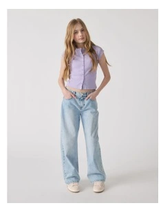 Girls Riley Rib T-Shirt