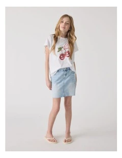 Girls Disco Cherry Tee