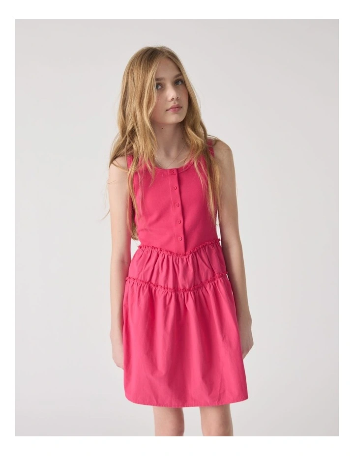 Girls Piper Tiered Mini Dress image 3
