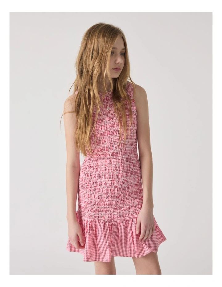 Girls Liliana Gingham Dress image 3