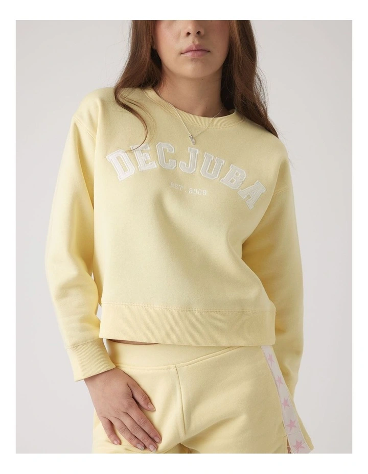 Girls Decjuba Logo Sweat image 3