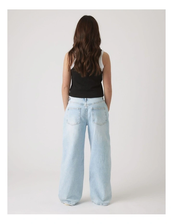 Harper Monogram Tank in Black image 2