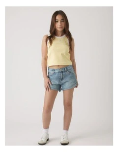 Harper Monogram Tank in Yellow