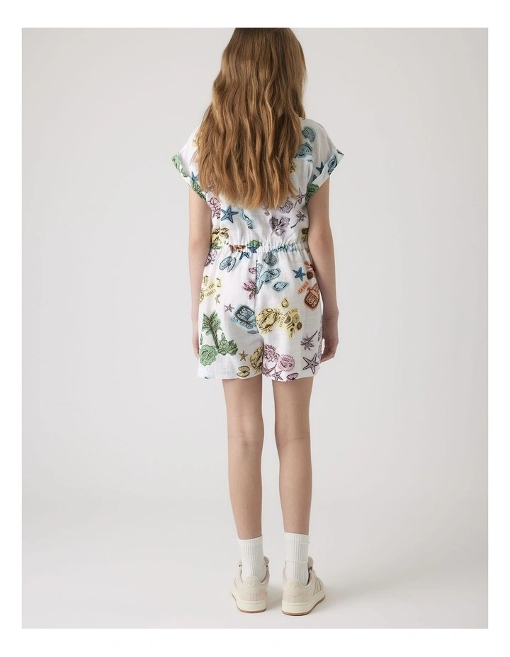 Girls Frankie Printed Playsuit image 2