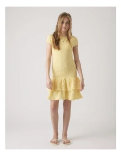 Girls Alessia Shirred Dress