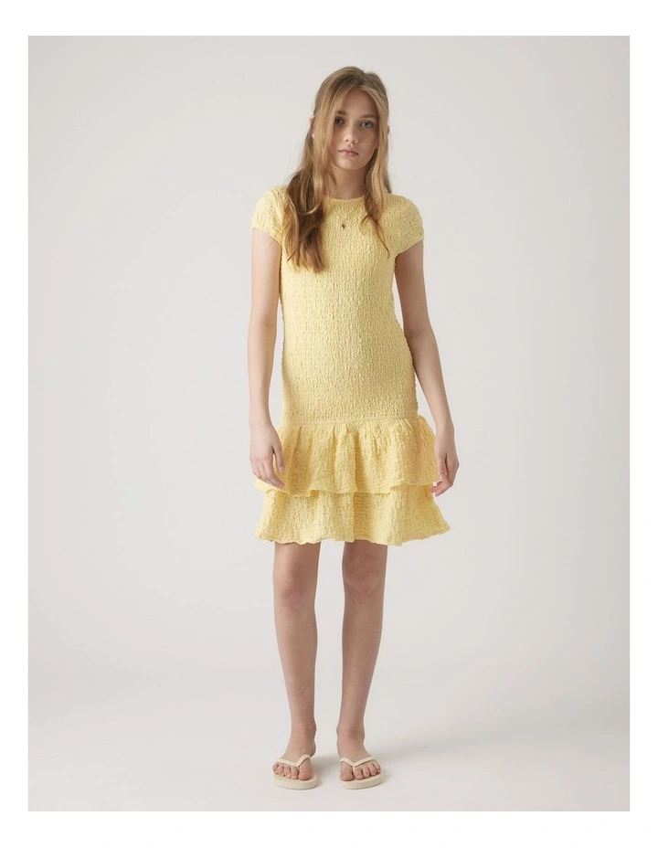 Girls Alessia Shirred Dress image 1