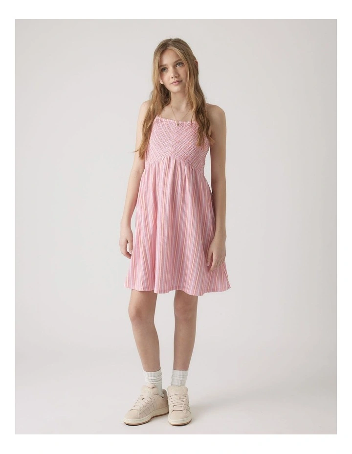 Girls Abigail Shirred Dress image 1