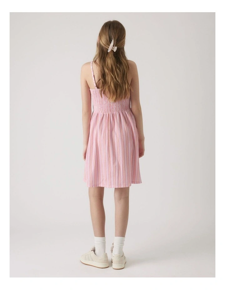 Girls Abigail Shirred Dress image 2