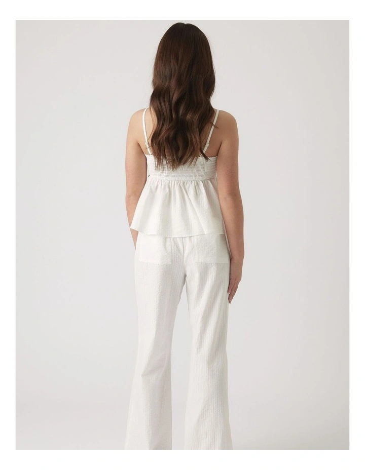 Nina Summer Pant in Vanilla image 2
