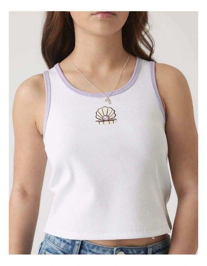 Girls Embroidered Tank image 3