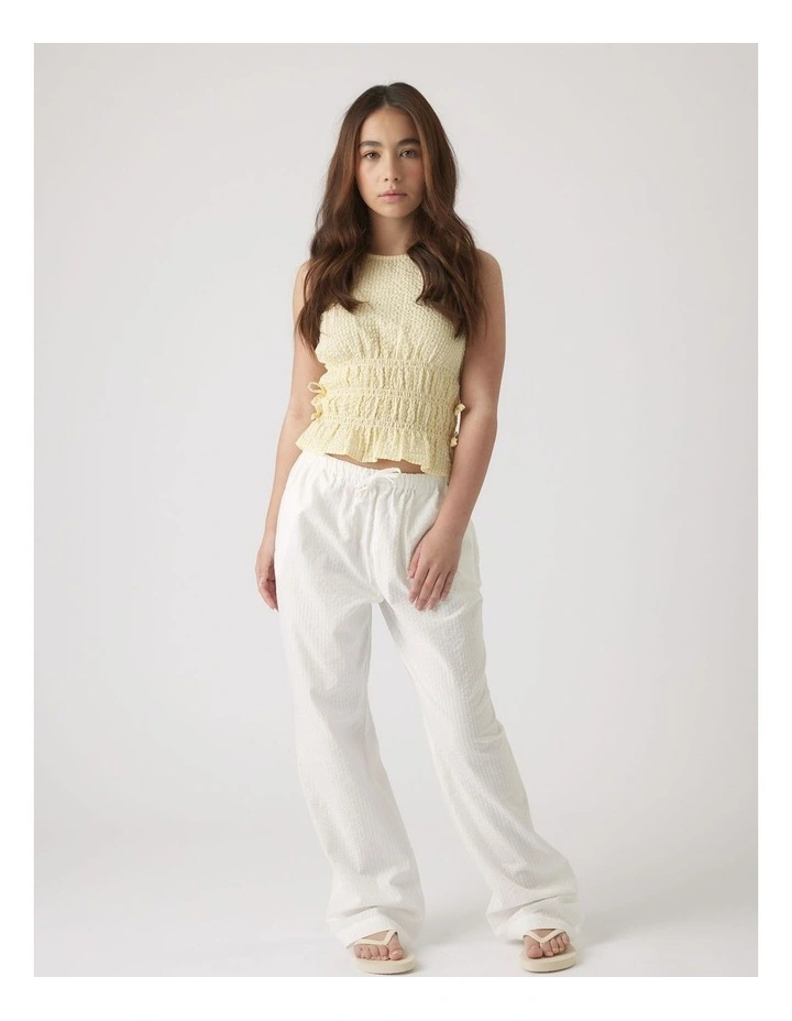 Girls Ash Gingham Tie Top image 1