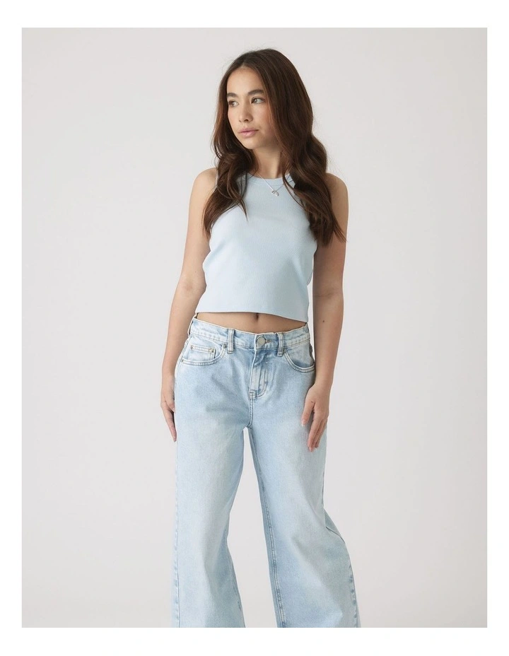 Harper Logo Tank in Blue image 1