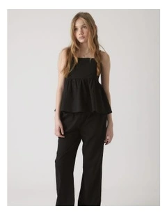 Nina Strappy Top in Black