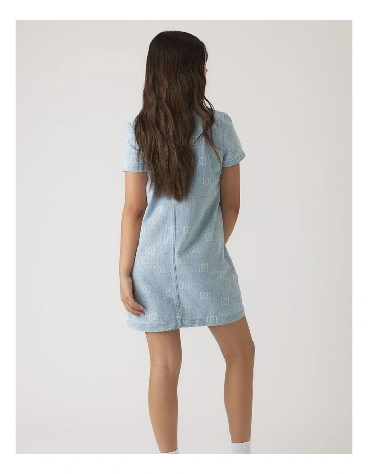Girls Brynne Dress in Denim image 2