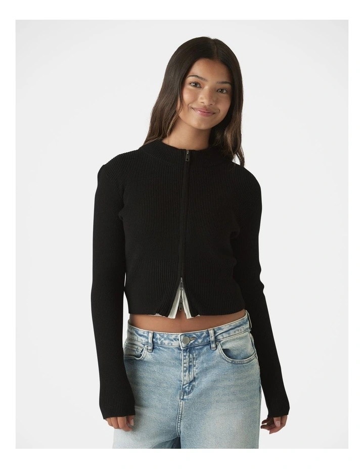 Girls Matilda Zip Up Knit image 3