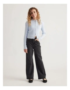Girls Matilda Zip Up Knit