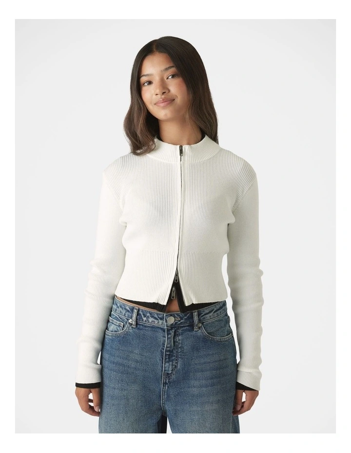 Girls Matilda Zip Up Knit image 3