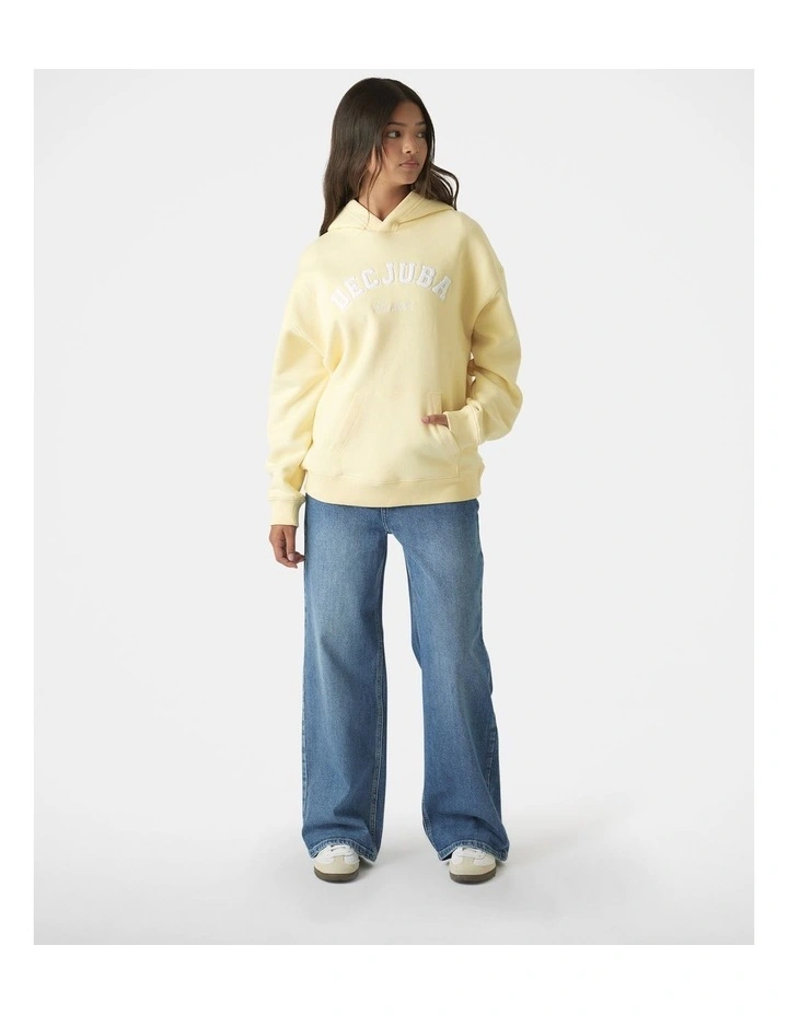 Oversized Hoodie in Yellow image 1