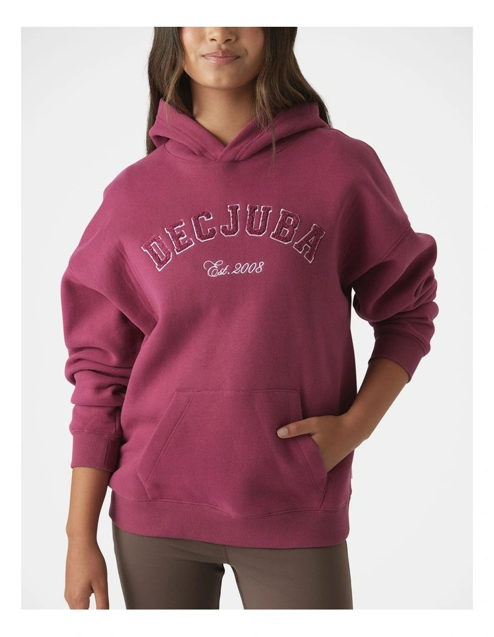 Oversized Hoodie in Pink image 3