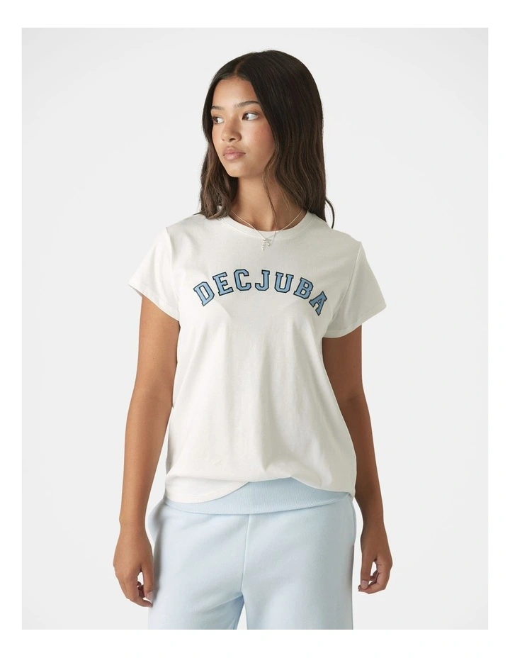 Girls Decjuba Collegiate Tee image 3