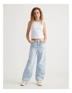 Hailey Extra Long Jeans in Byron Blue