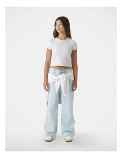 Hailey Extra Long Jeans in Byron Blue
