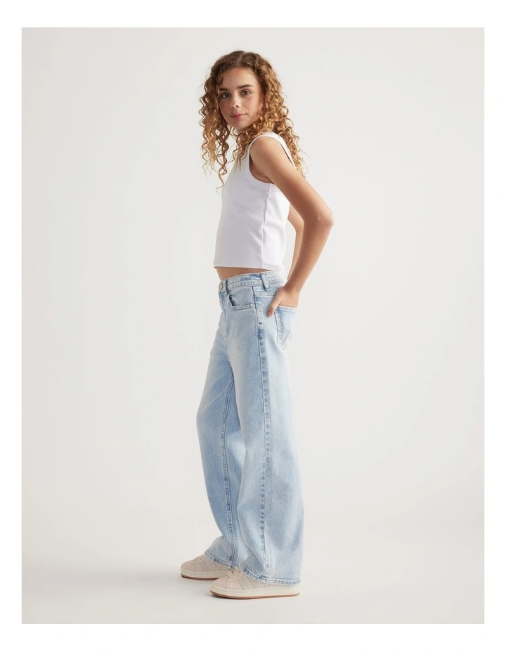 Hailey Extra Long Jeans in Byron Blue image 4