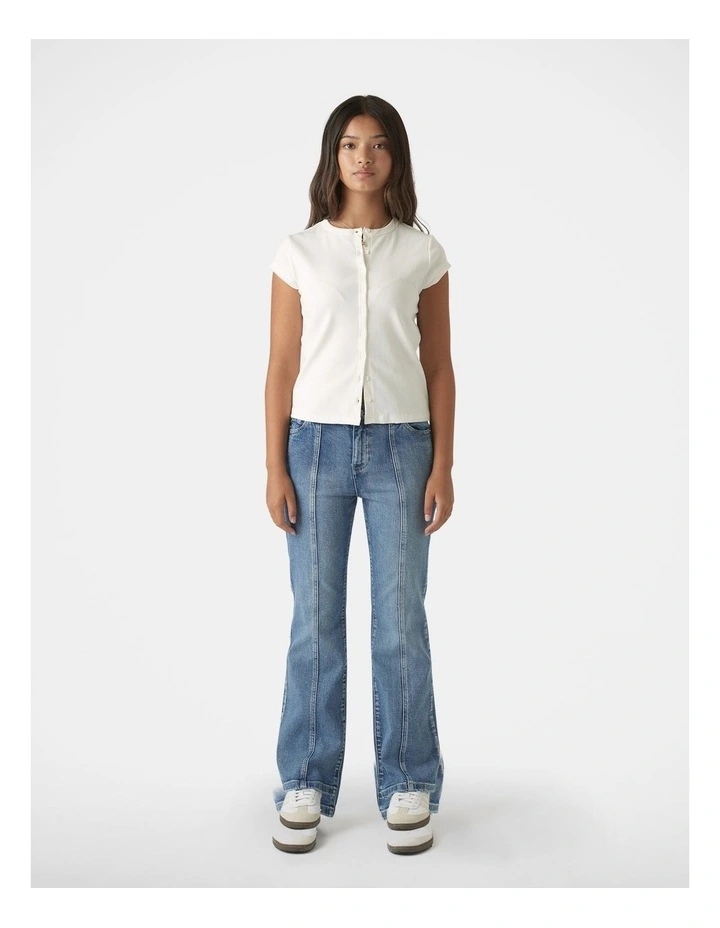 Lucy Flare Jean in Blue image 1