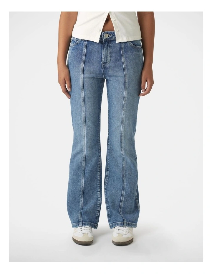 Lucy Flare Jean in Blue image 3