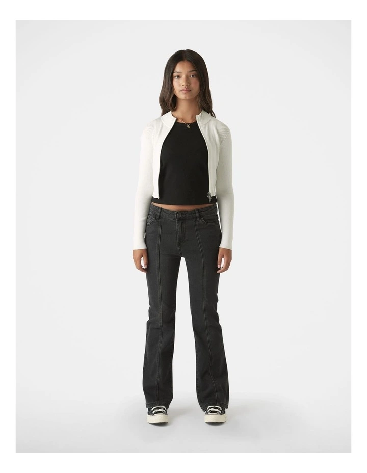 Lucy Flare Jean in Black image 1