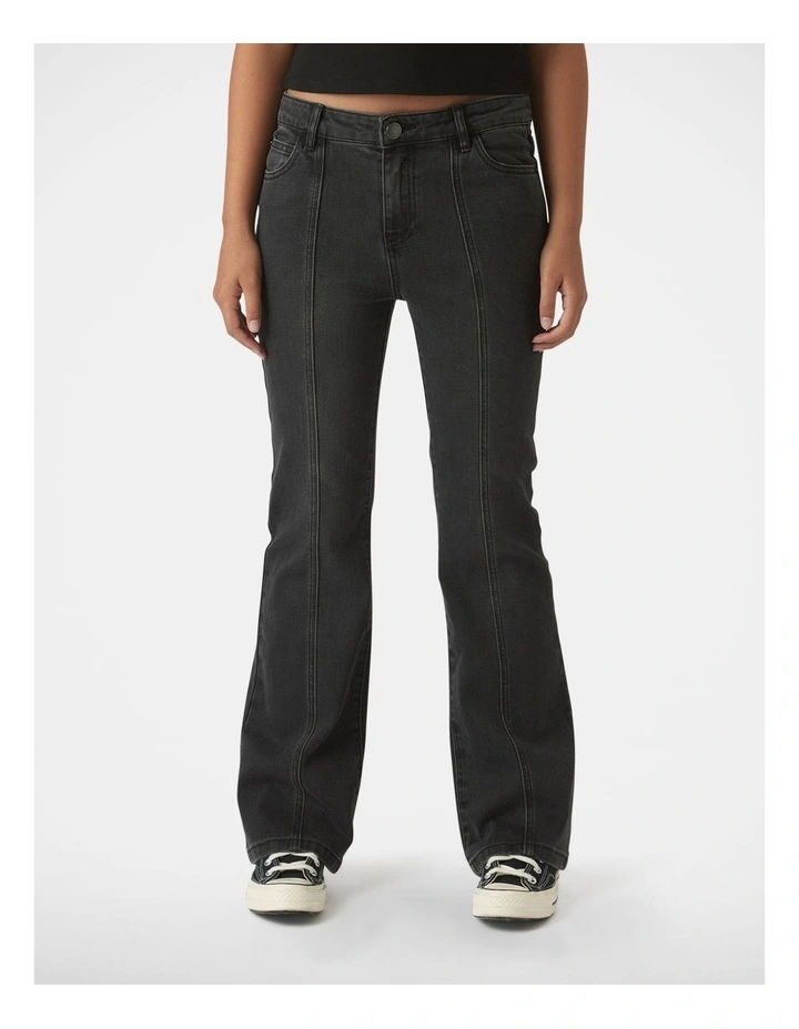 Lucy Flare Jean in Black image 3